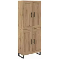 vidaXL Highboard 2 st Artisan Eiken 69,5 x 34 x 180 cm