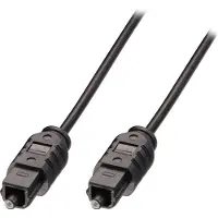 Lindy 35210 Toslink Audio Aansluitkabel [1x Toslink-stekker (ODT) - 1x Toslink-stekker (ODT)] 0.50 m Zwart
