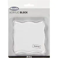 Packlinq Stempelblok. afm 10x10 cm. dikte 1 cm. 1 stuk