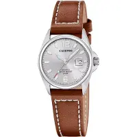 Calypso Kwartshorloge Basic Horloge, dameshorloge, leren band, analoog, dag