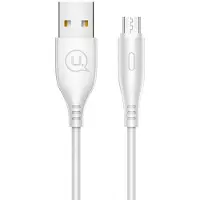 Usams U18 Serie - MicroUSB Kabel - 1m - Snel Opladen - Wit