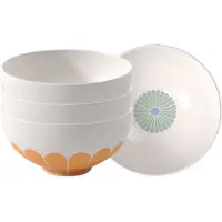 Villeroy & Boch Dessertschalen Fleur Couleur ø 12,9 cm Set van 4