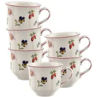 Villeroy & Boch Kaffeetassen Petite Fleur 120 ml Set van 6