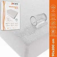 Jacare - Matrasbeschermer 90x200 - Waterdicht & Ademend - Antibacterieel - Hypoallergeen - Rondom Elastiek - Wit