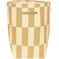 Nobodinoz Opbergmand Vibes Large Storage Basket Mustard And Sand Tiles