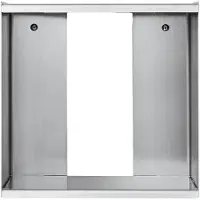 Form & Refine Taper Cube Box wandplank Roestvrij staal, 34x35 cm