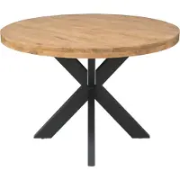 Starfurn - Eettafel Ron - Bruin - 120x120x76 cm