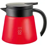 Hario Geïsoleerde Server V60-02 roestvrij staal 600 ml rood