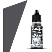 Vallejo Hobbyverf Acrylverf - 70864 Model Color Natural Steel - Acryl Verf flesje - 17 ml