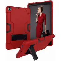 Ntech Armor Kickstand Hoesje Hoesje Geschikt Voor Samsung Galaxy Tab A 10.1 (2019) - Rood