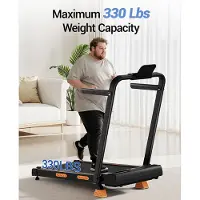 Robore X5F opvouwbare loopband met 14% hellingshoek, stille 2,5 pk motor, maximale snelheid van 10 km/u, draagvermogen van 150 kg, 3 hellingsniveaus, led-display en afstandsbediening.