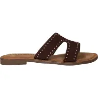 Lazamani Lina Small Studs Slippers Bruin | Maat: 43