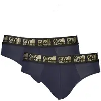 Cavalli Class Blauwe Katoenen Heren slips