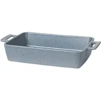Broste Copenhagen Hasle ovenschaal 21,5x37 cm Flintstone blue granite