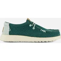 HeyDude Instapper Men Wally Braided Deep Green / Harbor Grey-Schoenmaat 41