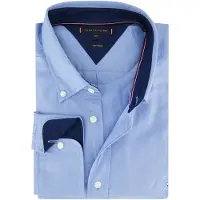 Tommy Hilfiger Big & Tall lichtblauw overhemd button-down