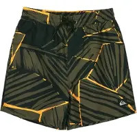 Quiksilver - Kid's Everyday Printed Volley 14'' - Zwembroek 128/134, olijfgroen