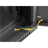 Lanberg FF01-6822-23B rack 22U Vrijstaande rek Zwart