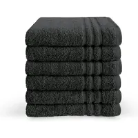 Byrklund Handdoekset 50x100 cm - Antraciet - Set van 6