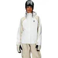 686 - Dames ski jassen - W Hologram Shell Jacket White Colorblock voor Dames - Maat S - Wit