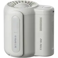 VHV - Draagbare clip ventilator - taille ventilator - USB oplaadbare mini fan 4500 mAh 3 standen USB oplaadbaar met clip - voor buitenwerk, wandelen en warme dagen