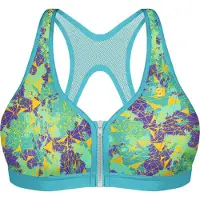 Shock Absorber Active Front Zip Sportbeha Dames - Retro Print - Maat 70D