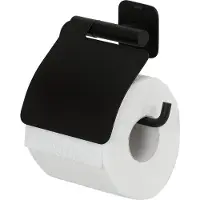 Tiger WC rolhouder Colar Klep Zwart