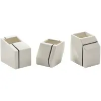 Serax Silos Set van Kandelaars by Plan C White | Set of 3
