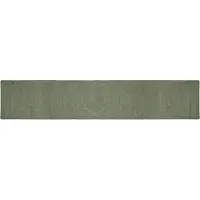 vidaXL Vloerkleden Olijfgroen 80 x 400 cm Jute