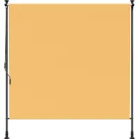 vidaXL Buitenzonwering Rolgordijn Zand 200 x 270 cm