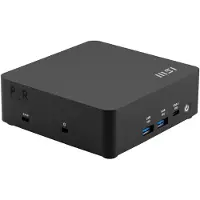 MSI Barebone Cubi NUC AI 1UMG-018BEU Intel Core Ultra 7 155H, Intel grafische processor, 2x DDR5 SO-DIMM, 1x M.2, WIFI6E, BT 5.3, oOS