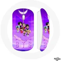 MANIACASE Draadloze Muisklik - BTS - TinyTAN - Violet - USB Wifi Sleutel - Compatibel met Mac en PC