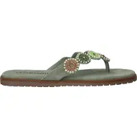 Lazamani Mey Toe Rounds Slippers Groen | Maat: 40