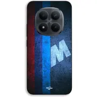 MANIACASE Telefoonhoes - - Xiaomi Redmi Note 15 Pro 5G - Silicone TPU - Zwart - BMW M Vintage