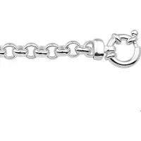 The Jewelry Collection Zilveren Collier jasseron 5 1018698 45 cm