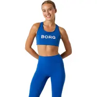 Björn Borg Mid Support Sports Bra Blauw | Maat: XS