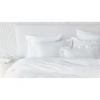 Beddinghouse Dekbedovertrek Blanca White Satijn-200 x 200 / 220 cm | 2-Persoons