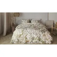 Beddinghouse Dekbedovertrek Bronte Naturel Satijn-200 x 200 / 220 cm | 2-Persoons