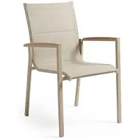 Tierra Outdoor Foxx stapelstoel champagne teak