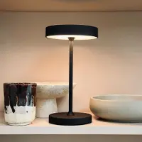 Dyberg Larsen Tafellampe , Starlight, dimbare, Zwart, Slaapkamer, Metaal, Scandinavisch