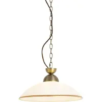 QAZQA Klassieke hanglamp brons met opaal glas - Katarina