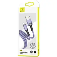 Usams U52 Serie - Lightning Kabel - 1m - Purper - Snel Opladen
