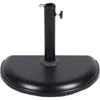 Sunnydays Muurparasolvoet van cement 10 kg zwart