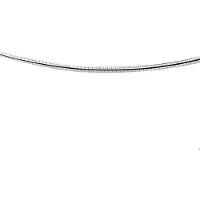 Trendjuwelier huiscollectie 1002128 Zilveren Ketting Omega Rond 1,5 mm