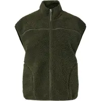 Pieces Bodywarmer 'PCSADIA' donkergroen