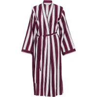 Cyberjammies Ochtendjas 'Yasmin' roodviolet / wit