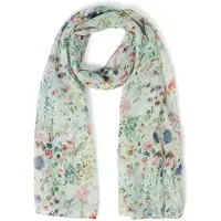 Marie Lund Sjaal mintgroen / pastelgroen / rosa