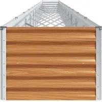 vidaXL Verhoogde plantenbak Lichtbruin 1164 x 50 x 36 cm