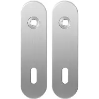 GPF bouwbeslag GPF Kortschild afgerond enkelverend 169x46x8,5mm BB72
