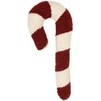 Clayre & Eef Sierkussen Zuurstok 18x5x45 cm Rood Polyester